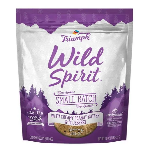 6/16 oz. Triumph Wild Spirit Peanut Butter & Blueberry - Treat
